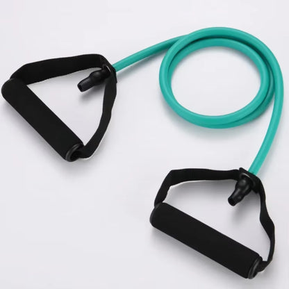 Resistance Band with Handles Yoga Drawstring Elastic Fitness Workout Tube Band Workout Strength Training